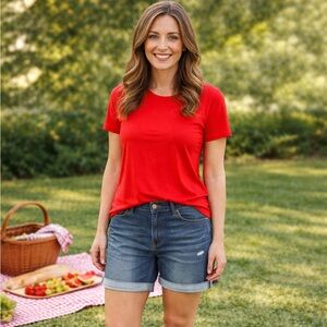 J. Brand “Nash” Slouchy Boyfriend Shorts